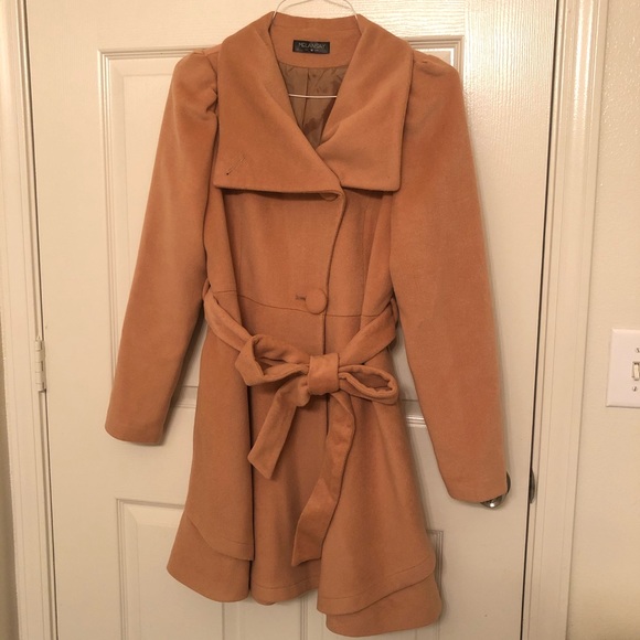 Women’s Winter Wool Wrap Coat Jacket - Picture 6 of 12